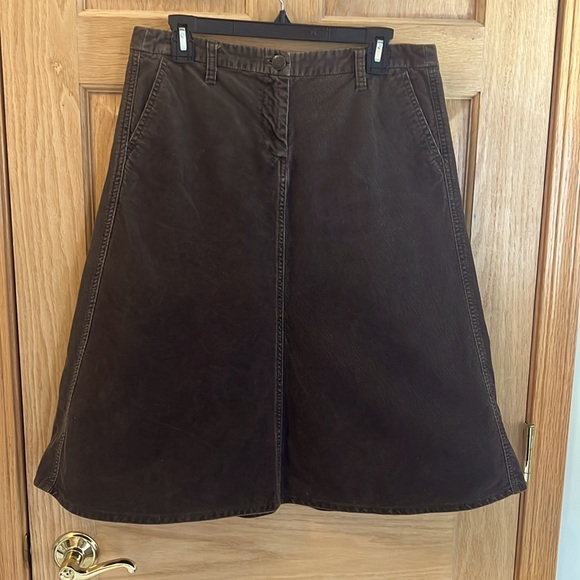 J. Crew - Corduroy Midi Skirt - Brown - Size 6 - Picture 3 of 12